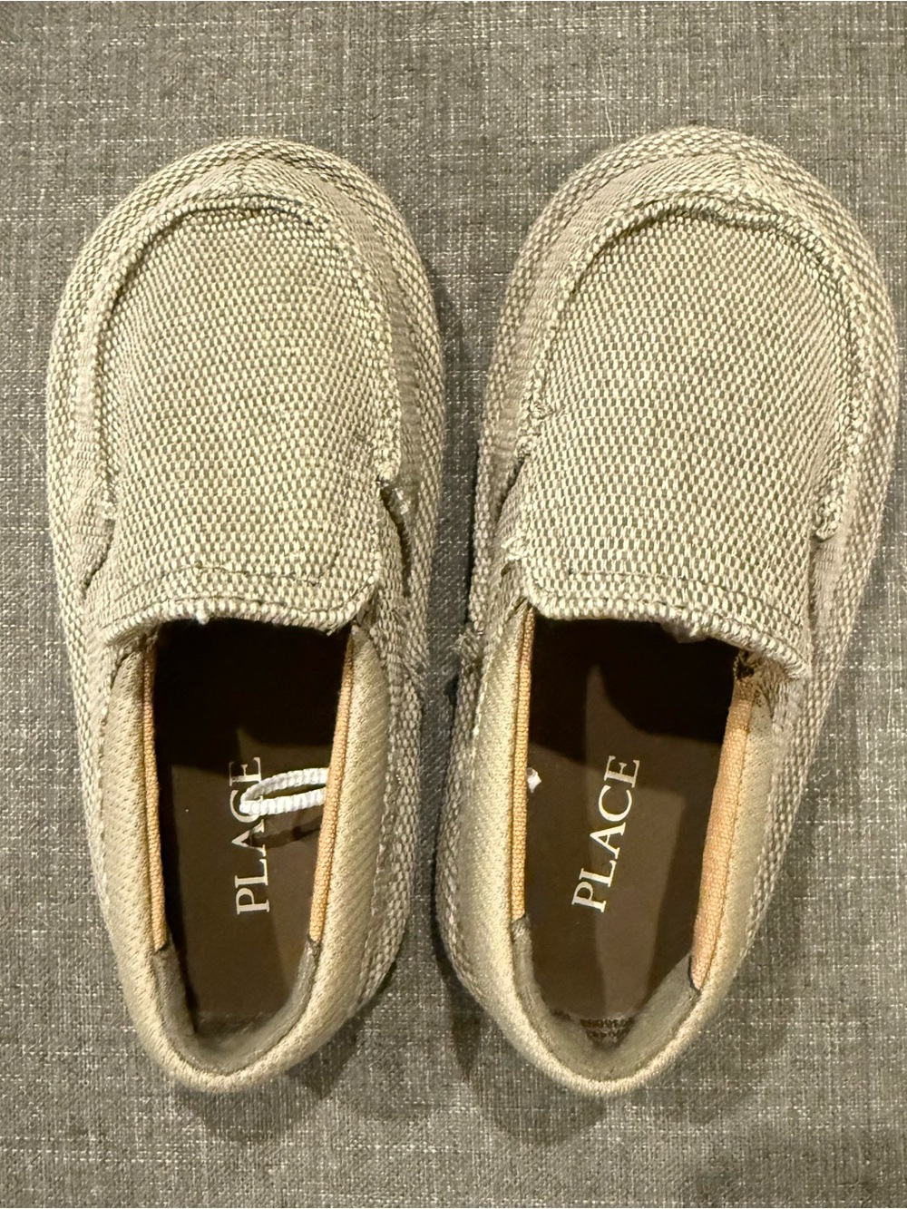 The Children's Place Tan Canvas Moccasins for Kids